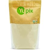 Yupik Organic Millet Flour, 2.2 lb (35.2 oz), Gluten-Free, Non-GMO, Kosher, Vegan, Raw, Salt-Free, Plant-Based Protein, Source of Fiber & Iron, Ideal for Baking & Cooking