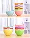 Hanging Flower Plant Indoor Outdoor Basket Flower Pot Chain Basket Planter Holder 1pcs-White