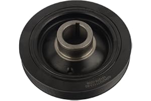 Lamerto Crankshaft Pulley 1261077E11 Compatible with 1999-2003 Su-zuki Vi-tara / 1999-2004 Chev-rolet Track-er 2.0L Harmonic Balancer 1261077E10 1261077E12