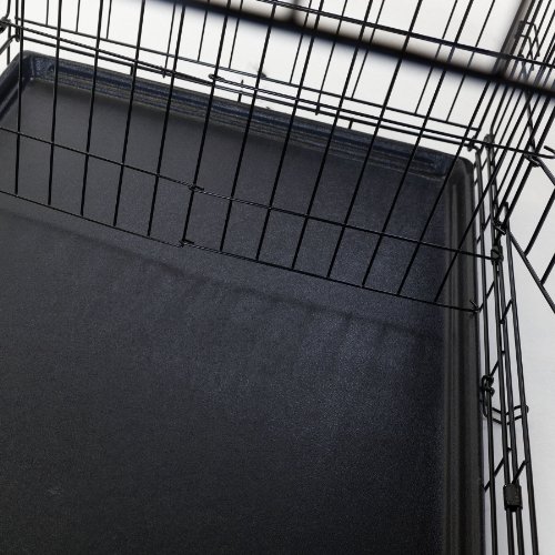 48″ Double Door Folding Dog Crate Cage Two/2 Doors Extra Large Awesome Pet Supply Deals