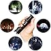 WdtPro LED Tactical Flashlight, 1200 Lumen XM-L2 Handheld Flashlight, Zoomable by One Hand Flashlights with 5 Light Modes for Camping, Hiking, Hunting, Emergency etc. Battery Included