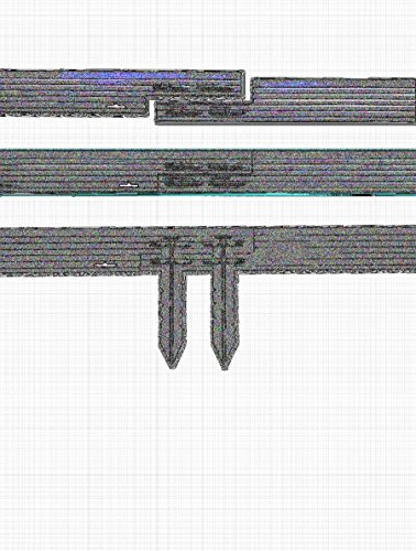 EZ Edge Landscape Edging 1/8" x 4" x 6' (24' per box) - Brown