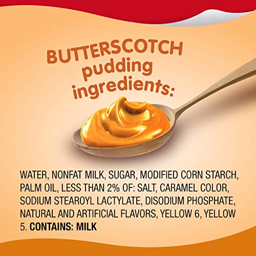 SNACK PACK BUTTERSCOTCH PUDDING CUPS, 4 COUNT