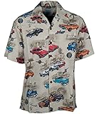 Olds Oldsmobile Classic Cars Hawaiian Camp Shirt by David Carey