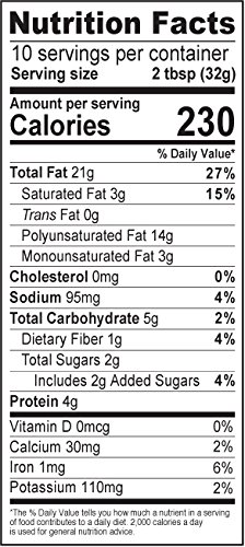 Wellnut Farms Rich and Creamy Non GMO Walnut Butter with Omega 3, Original, 11 Ounce