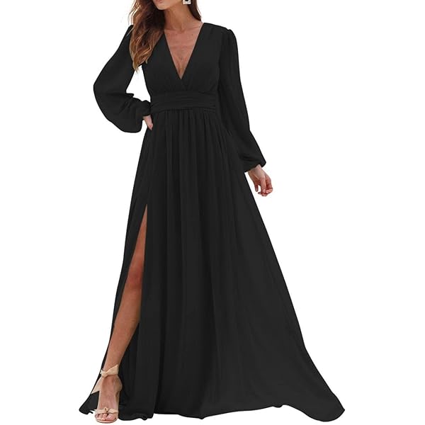 Womens Black&White Maxi Dress Long Sleeve Crewneck Long Dress Color Block  Flowy Aline Dress with Large Hemlines (US, Alpha, Small, Regular, Regular,  Black/Apricot) at Amazon Women's Clothing store
