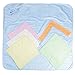 NaturCute Bamboo Baby Hooded Towel and 6 Washcloths Set - Blue
