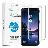 [2 Pack] OMOTON Screen Protector for Samsung Galaxy S8 Active, [Not for Galaxy S8/ S8 Plus], High Definition, Bubble Free, 9H Hardness