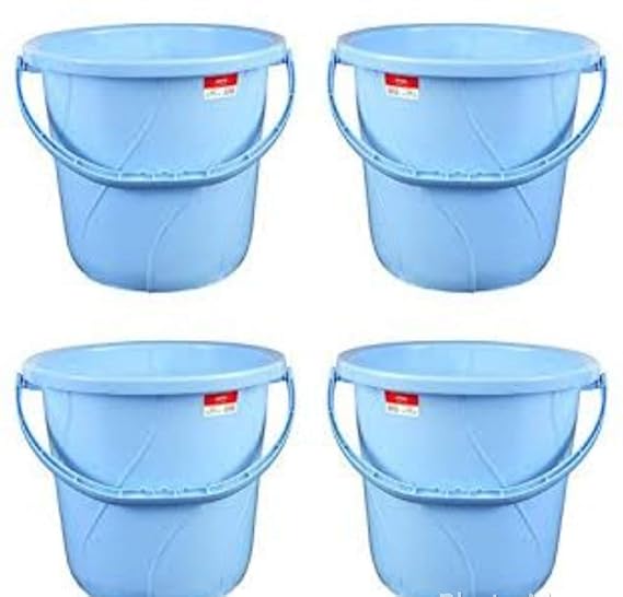 MILTON Plastic Orbit Bucket, Blue, 20 L (4 Pieces) Amazon.in Home & Kitchen