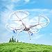 RC Helicopter Drone Quadcopter 2.4Ghz 6-Axis Gyro 4 Channels with Altitude Hold, Best Choice for Drone Starter Training with Bonus Battery, Full Size, Without Camera