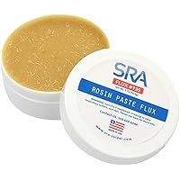 SRA Solder 135 Rosin Paste Soldering Flux For Electronics, No Clean Flux Made for Lead and Lead-Free Solder Circuit Boards an
