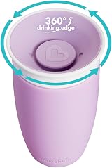 Munchkin Miracle 360 Cup 10oz Purple Non Spill Dishwasher Safe view 3