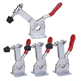 Accessbuy 4pack Hold Down Toggle Clamps Latch Antislip Red 201-B 220lbs Quick Release Tool