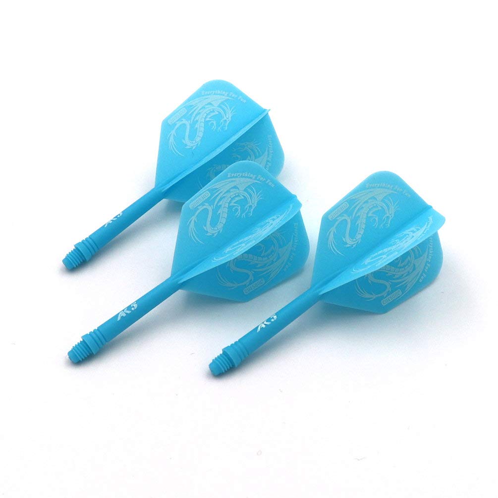 CUESOUL ROST Integrated Dart Shaft and Flights,big wing shape,Set of 3 pcs Dragon Pattern(CSAK-5JL3-S)