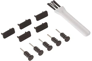 USB-C Anti Dust Plugs (5 Pairs) – Precision Designed Silicone Plugs - Defend your Type C Port, Headphone Jack from Dirt, Dust