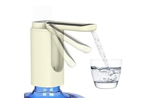 GENERIC Water Dispenser for 5 Gallon Bottles, 5 Gal Water Jug Drinking Water Pump, USB Charging 5 Gallon Electric Water Dispenser, Easy to Use for Home,Kitchen, Living Room, Office, Travel, Camping (Square)