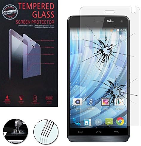 Vcomp® High Quality Hardened tempered glass screen protector for Wiko Getaway
