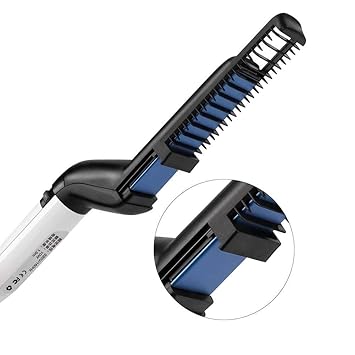 Amazon ヘアブラシ 男性用 ヘアアイロン ストレート 多機能 使用簡単
