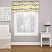 Crabtree Collection Kitchen Window Valances Kitchen Curtains Yellow Grey Chevron Home Window Valance Curtains (16x60)