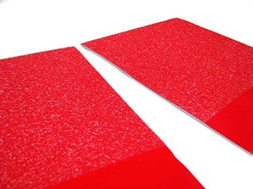 Colored Shoe Sole Kit - DIY Red Bottom - Slip Resistant Shoe Bottom Cover for Women's Heels (5 Pairs, Red)