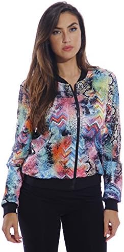 6119-L Cocoom Women's Bomber Track Jacket
