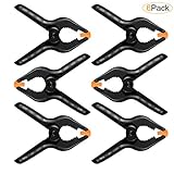 Danslesbls Heavy Duty Muslin Clamps 4 1/2 inch 6 Pack