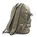 The Punisher Skull Backpack in Olive Canvas with Black Skull, Large