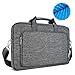 OneOdio 17.3 Inch Briefcase Messenger Shoulder Bag with Handle and Shoulder Strap Multi-Functional Waterproof Carrying Case for Laptop/Notebook/MacBook/Ultrabook/Chromebook Computers (Grey)