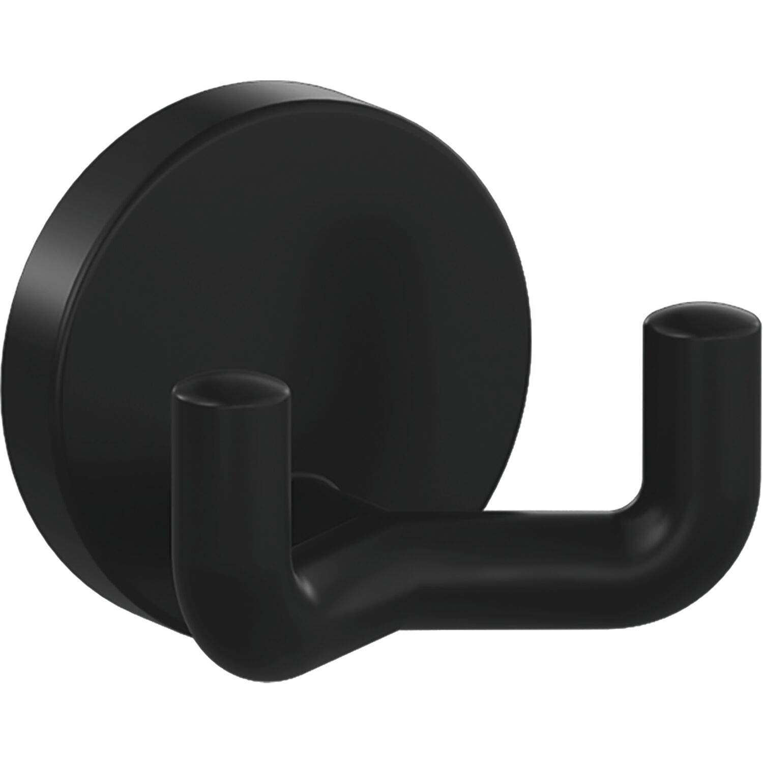 HEWI 477.90B025 90 Coat Hooks 477.90.025 Width 60 mm Depth 43.5 mm Polyamide Deep Black Matte