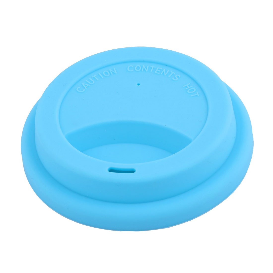 Sourcingmap Silicone Family Cafe Reusable Drinking Water Tea Coffee Mug Cup Lid Cover Blue