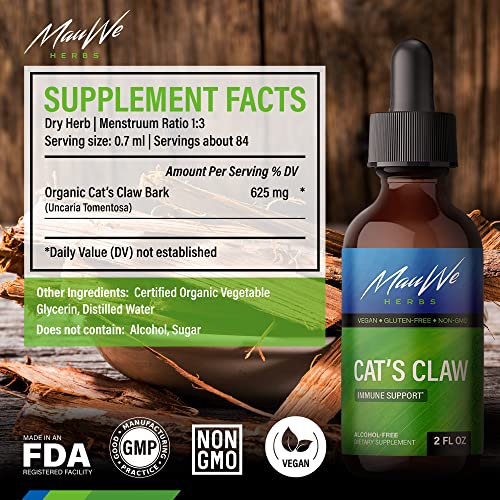 Cat's Claw Tincture 2 Fl. Oz Cat's Claw Extract for Joint Support
