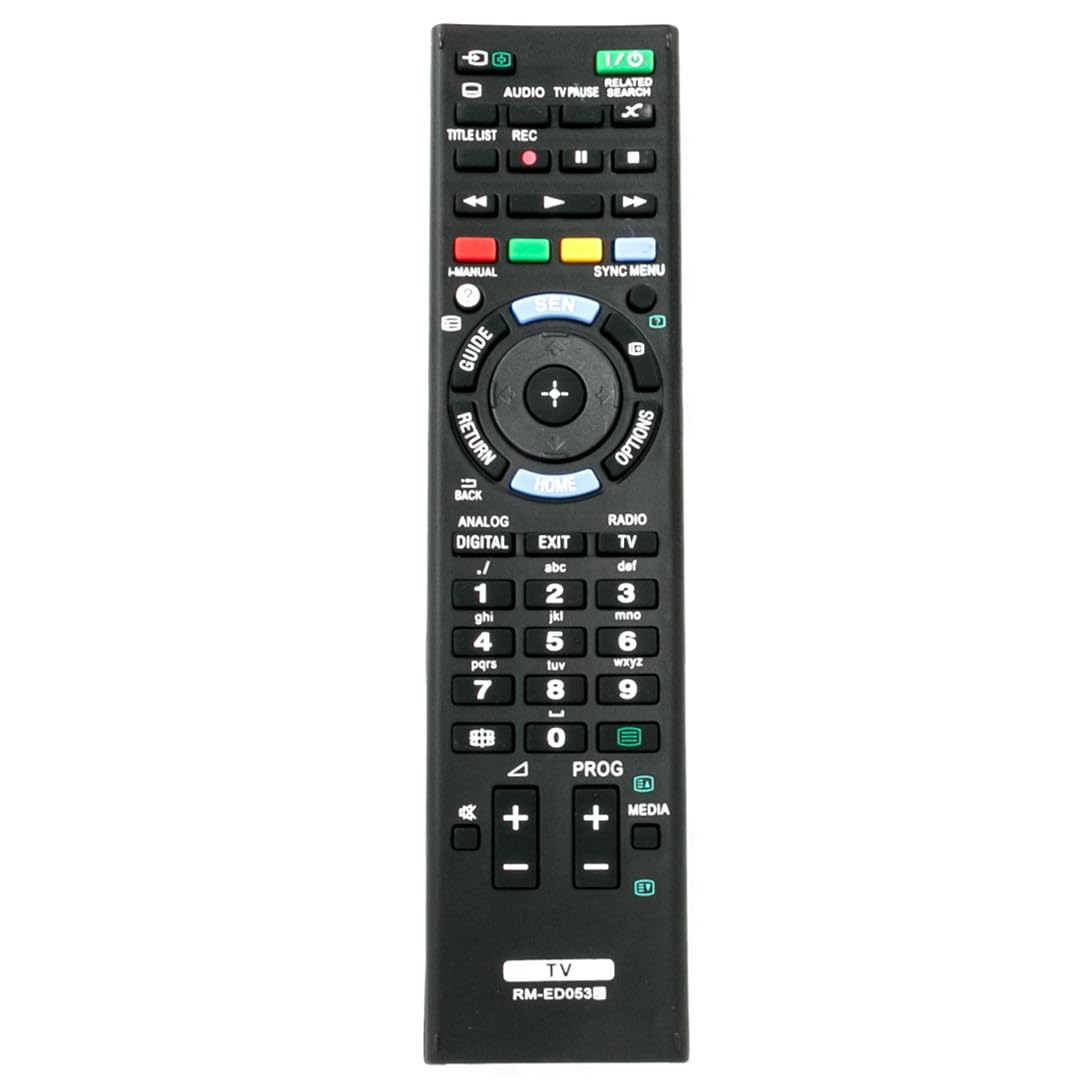 RM-ED053 VINABTY Replace Remote Control Fit for SONY TV KDL-40W605B KDL40W605B KDL-24W605A KDL-32W653A KDL60W850B KDL65W950B KDL65X830B KDL32BX421