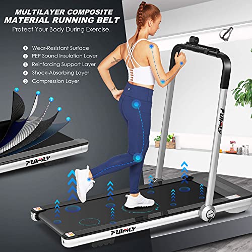 Treadmills for Home,Under Desk Folding Treadmill,2in1 Running,Walking