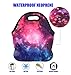 Shubb Lunch Bags, Insulated Lunch Bag, Neoprene Lunch Tote Boxes for Women Men Kids Boys Girls (purple galaxy)