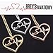 FidgetFidget Grey's Anatomy Inspired Heartbeat Necklace Rose Gold/Gold/Silver Rose Gold