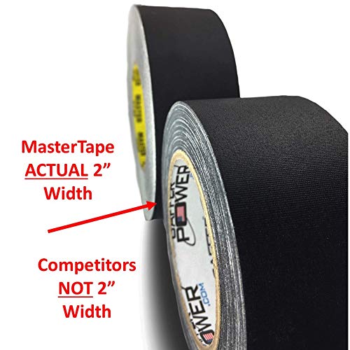 Gaffers Tape Double Size Roll = 60 Yard / 180 Feet 2 inch X 60 Yards