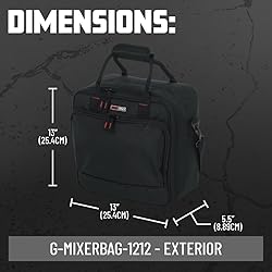 Gator Cases Padded Nylon Mixer/Gear Carry Bag with