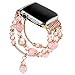 Wearlizer Brown Red Compatible with Apple Watch Bands 38mm 40mm Series 5 4 Woven Canvas Fabric Cloth Womens Mens Band Rose Gold Strap Wristband for iWatch Series 3 2 1