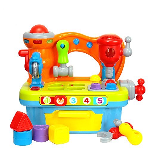 Looking for a musical learning workbench toy? Have a look 