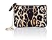 Victoria's Secret LEOPARD Mini Coin Purse Cosmetic / Makeup Bag Case Key