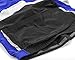 SLS3 Triathlon Men`s FX Tri Top 3 Pockets Full Zipper Jersey - Singlet -Tank (Black/Blue, XL)