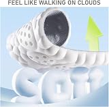 VivoFoot Memory Foam Insoles Anti-Fatigue Cushioning Grey UK 7-10 view 5