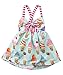 Toddler Girls Summer Ice Cream Print Princess Dress Strap Backless Dress Size 3Years/Tag110 (Colour)