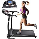 AW 1100W Folding Electric Treadmill Portable Power Motorized Machine Running Jogging Gym Exercise Fitness