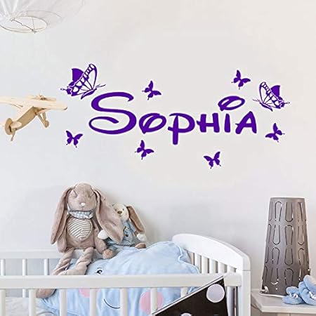 wukongsun Nombre de la niña Personalizada Vinilo Pegatinas de ...