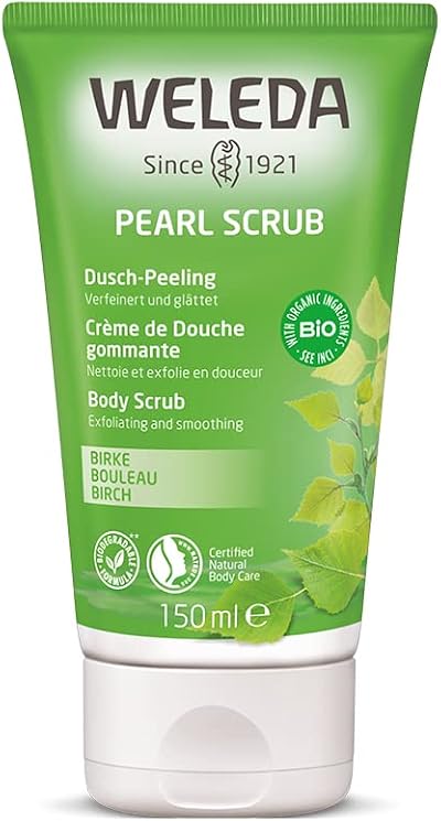 Weleda Birch Body Scrub 200ml Natural Exfoliant Grapefruit Invigorating