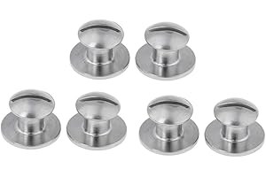 Baosity 6pcs Tech Scuba Diving Diver BCD Backplate Book Screws Accessories M7x10mm