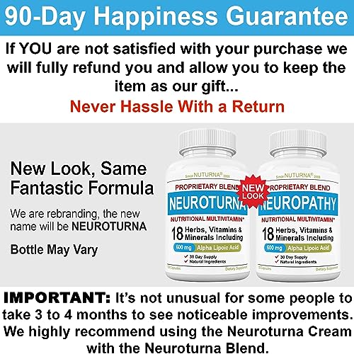Neuropathy Support Supplement with Pure Alpha Lipoic Acid 600mg