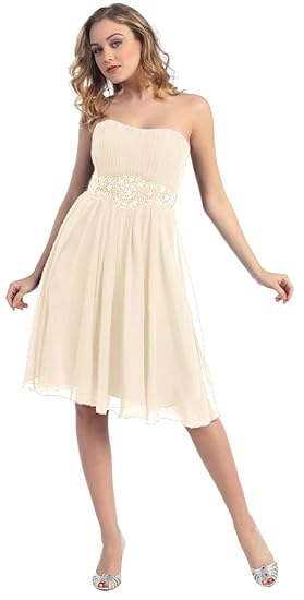 Nachtigall+Lerche Cocktailkleid elegant für Hochzeit Abendkleid kurz XXL große Größen Brautmutterkleid Knielang festlich Chif