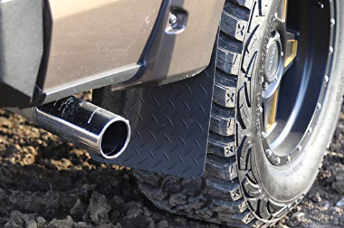 Dee Zee DZ1808TB Texture Black-Tread Universal Mud Flaps - Thumbnail 5